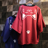 包邮 日本和风 招财猫和服浴衣 男女外套 空调开衫
