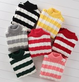 儿童毛衣5-6-7-8-9-10岁男女童装中大童加厚低领打底衫宝宝针织衫