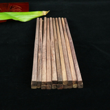 越南原木筷子红酸枝木无漆无蜡无漆天然实木环保家用筷子10双批发