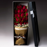情人节鲜花速递红玫瑰花同城生日礼盒北京珠海上海广州花店送花