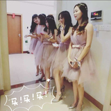 2016新款韩版礼服伴娘服短款姐妹裙蓬蓬裙姐妹团伴娘服宴会晚礼服
