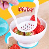 美国Nuby努比婴儿研磨器 宝宝食物研磨碗手动辅食碗料理器自制蔬