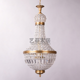 19世纪风格法式新古典卡巴斯水晶吊灯复古欧式餐厅别墅卧室吊灯