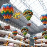 商场热气球装饰 开业装饰 中庭美陈装饰4S店展厅布置 中空吊饰