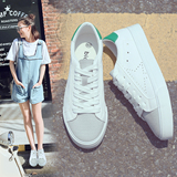 新款小白鞋子透气平底运动鞋女士休闲鞋韩版帆布鞋女学生白色板鞋