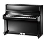 珠江钢琴里特米勒系列精致JZ121黑色立式初学演奏练习考级用琴