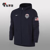 专柜正品耐克USA美国队男子运动休闲连帽长袖外套759995-451