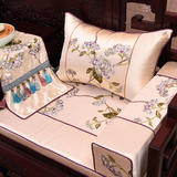 中式古典沙发坐垫实木家具椅垫沙发垫套圈椅垫罗汉床垫海绵垫订做