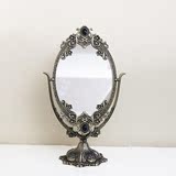 复古欧式台式镜双面镜韩式韩国化妆镜子梳妆镜公主镜大号