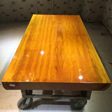 非洲黄花梨实木大板定制餐桌电脑桌电视柜茶桌会议桌1.7米现货