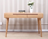 日式纯全实木梳妆台书桌现代简约环保化妆桌橡木卧室家具特价翻盖