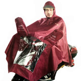 天堂雨衣电动车摩托车加厚加大雨衣牛津布男女单人雨披透明大帽檐