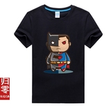 [归零]2016超蝙男女短袖T恤电影超人大战蝙蝠侠super man情侣包邮