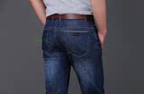 2016春夏BURUEULLR男士B7807爆款时尚弹力小直筒牛仔裤专柜正品