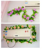 仿真玫瑰藤条室内包空调暖气管道藤蔓客厅楼梯护栏装饰假花塑料花