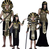 儿童cosplay服装 万圣节埃及公主王子服装 艳后埃及法老演出服装