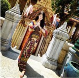 泰国旅游度假必备夏女装潮牌连衣裙2016波西米亚民族风服装长裙子