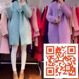 韩国2015秋冬装新款韩版中长款宽松显瘦呢子大衣毛呢外套大码女潮