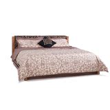 森达家具 水曲柳实木床 东南亚风格大床 卧室双人床1.8米软包床