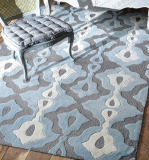 简约现代客厅地毯茶几沙发地毯欧式美式卧室床边宜家手工地毯定制