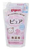 现货【日本采购】Pigeon/贝亲 无添加呵护宝宝温和洗衣液 替换装