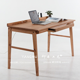 客厅工作室简单实木书桌椅组合家居简约现代时尚办公电脑桌家用