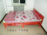 北京便宜双人床1.5米简易床 席梦思床六腿单人床 硬板床租房首选