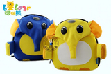 韩版儿童书包男1-3 4岁2女宝宝幼儿园3D立体卡通大象小孩玩具背包