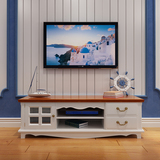 地中海电视柜茶几组合套装简约 1.8米实木现代田园客厅家具