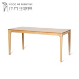 橡木餐桌 宜家日式简约家用原木长方形桌小户型餐桌 北欧实木餐桌