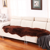 宜家纯羊毛地毯卧室床边床前客厅整张羊皮沙发垫坐垫飘窗欧式定做