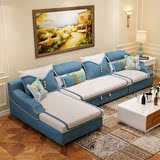 宜家沙发简约布艺沙发组合沙发大小户型沙发可拆洗布沙发变沙发床
