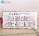 包邮一岁宝宝婴儿童成长定制姓名字创意相框纪念像框挂墙组合摆台