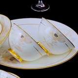 餐具套装碗盘60头骨瓷景德镇陶瓷器碗碟套装高档韩中式家用送礼品