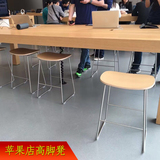 新款苹果手机体验店高脚凳不锈钢金属椅华为手机店简约前台高脚凳