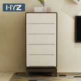 HYZ现代简约储物柜五斗柜实木柜子宜家抽屉式柜子客厅组合