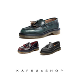 KAFKAsSHOP DR.Martens同款低帮流苏复古马丁靴 真皮男女同款包邮