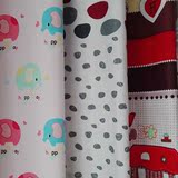 全棉纯棉40支斜纹印花/卡通宝宝婴幼儿童床单被罩被套布料