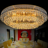 欧式水晶客厅吸顶灯椭圆形蛋糕灯卧室灯饭厅水晶灯别墅工程灯灯具