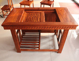 红木家具 花梨木茶桌椅组合红木实木仿古中式多功能功夫茶桌茶几
