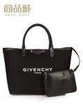 正品代购Givenchy纪梵希2016新款女包黑色帆布休闲手提包