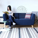 北欧欧式日式简约现代客厅创意小户型单人双人三人布艺沙发组合