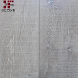 伯庭2016新品橡木仿古锯痕实木复合地板15mm浅色220mm跟单定做