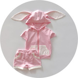 女宝宝套装夏装1岁婴儿衣服1-3周岁2女童韩版小孩短袖全棉两件套