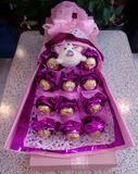 费列罗巧克力花束礼盒闺蜜女友生日七夕情人节表白毕业礼物送公仔