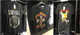 HM H＆M专柜正品代购 男装 朋克摇滚风彩色印花黑色T恤