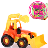 正版电动变形工程车益智男孩推挖土机礼品儿童玩具挖掘机3-7岁
