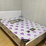 板式床实木烤漆床纯欧式1.5米简约双人床一米八加厚床板上门安装