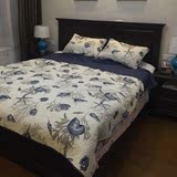出口床品韩国床盖纯棉绗缝被三件套欧式海洋动物床罩空调被子夏被