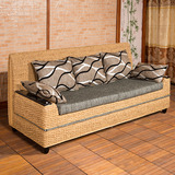 藤沙发床折叠藤沙发三人客厅小户型两用多功能藤艺沙发床